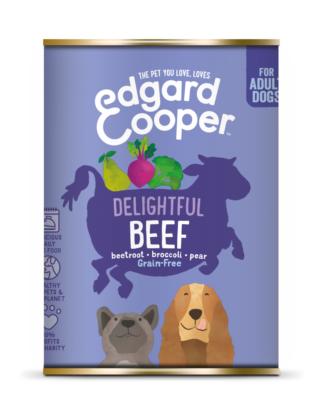 Edgard & Cooper hondenvoer Adult rund 400 gr